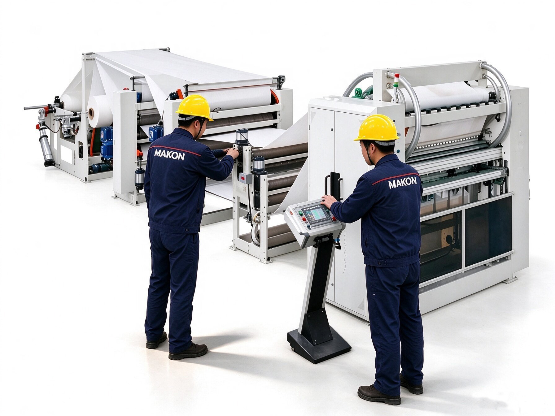 Makon machine quality inspection and test area